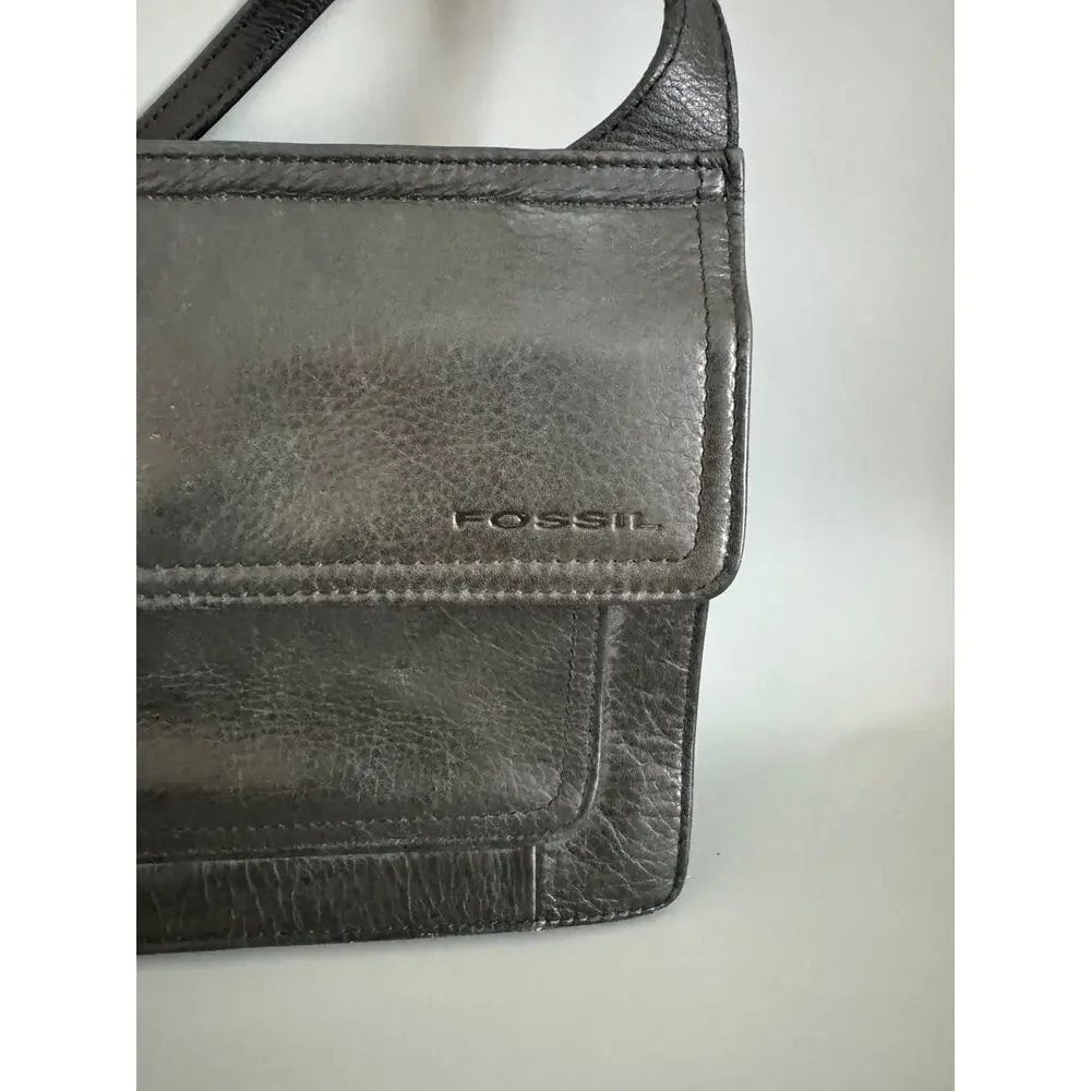 Fossil Gray Crossbody Bag - Picture 2 of 8